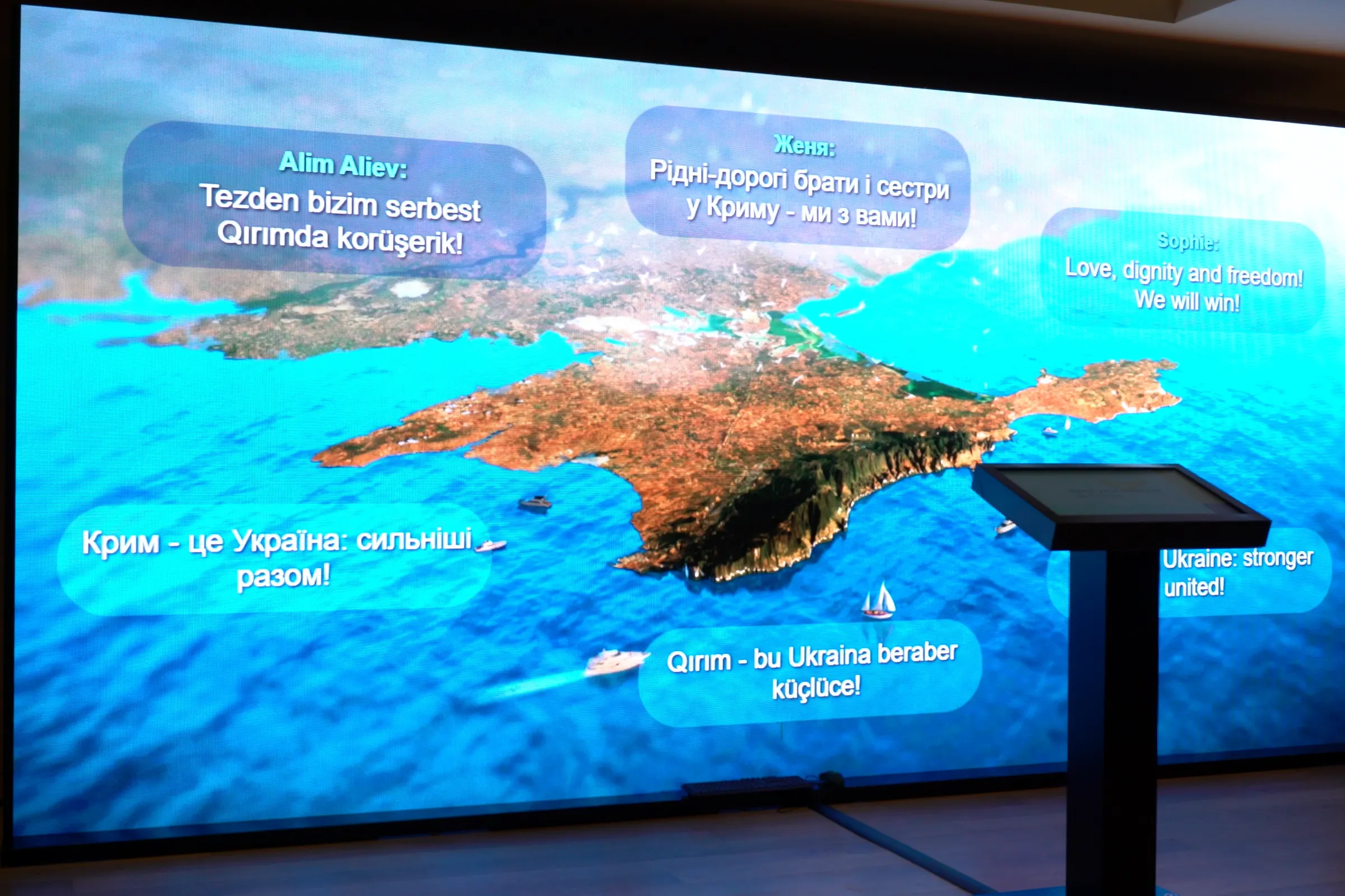 Interactive Installations At Crimea Platform 22