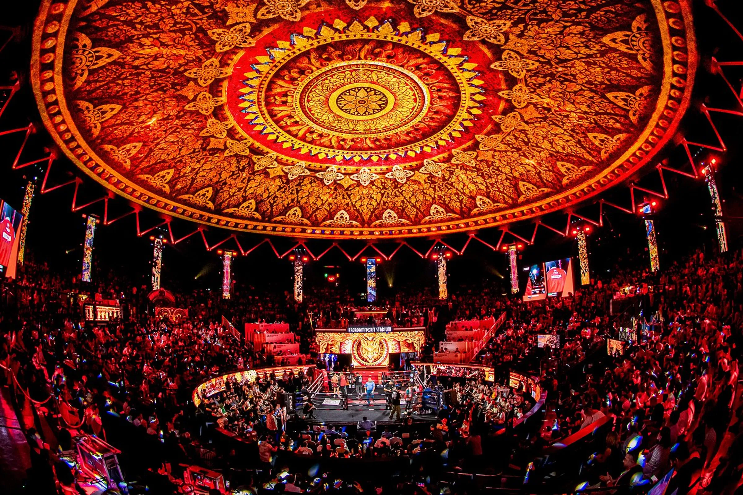 Projection Installation at Rajadamnern Stadium 25