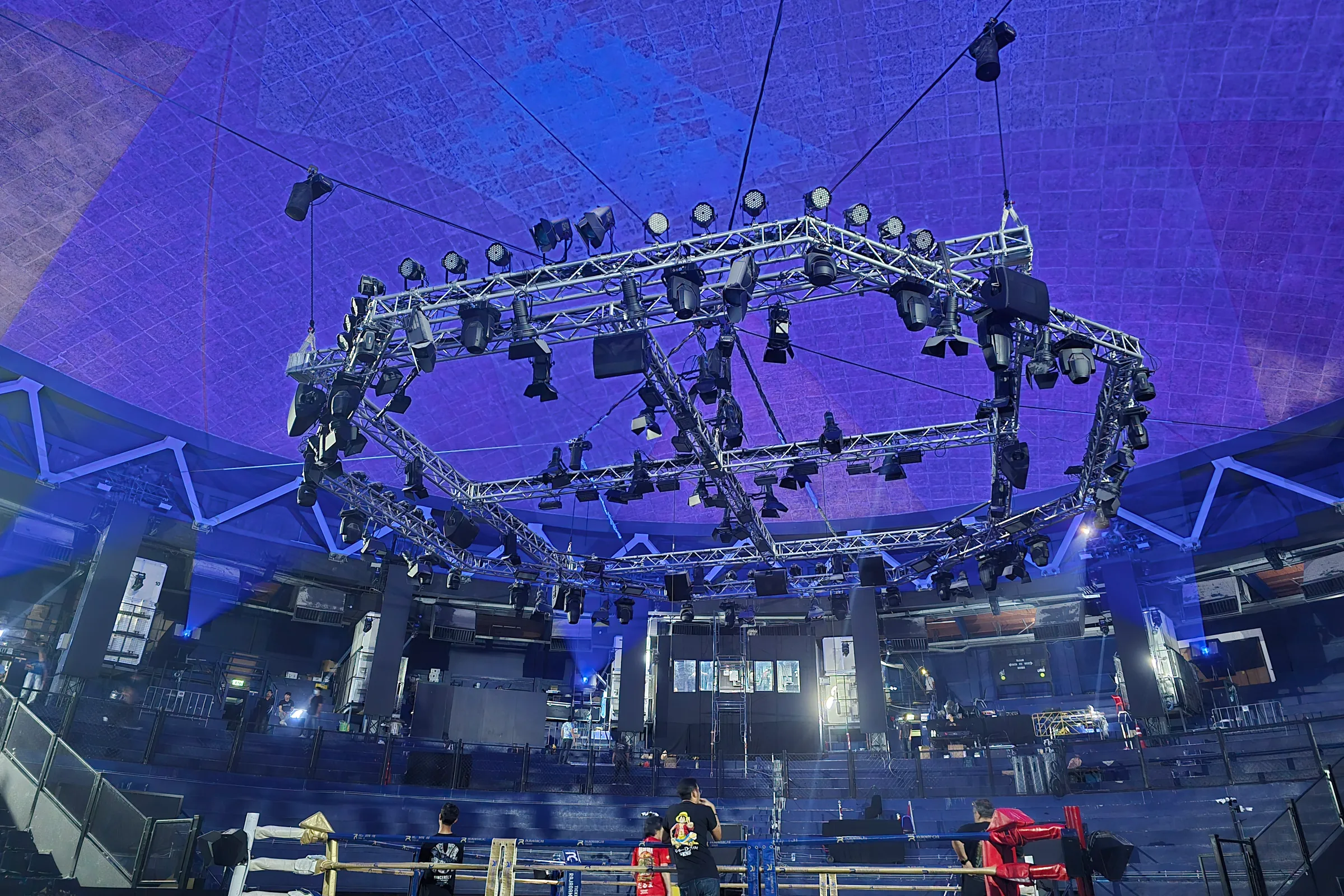 Projection Installation at Rajadamnern Stadium 2