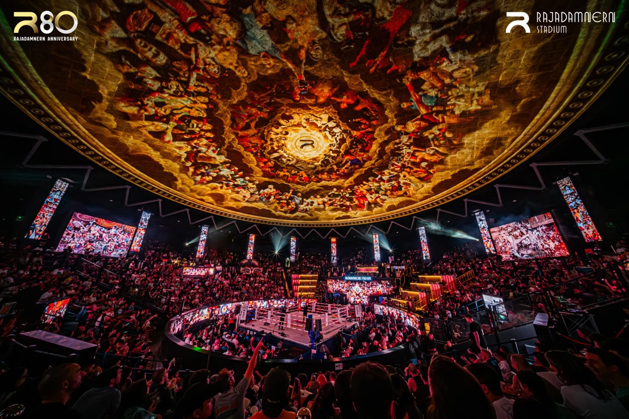 Projection Installation at Rajadamnern Stadium